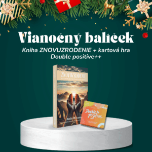 Vianočný balíček: Kniha ZNOVUZRODENIE + kartová hra Double positive++