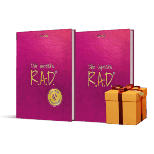 Diár Úspechu R.A.D. 2026 FANCY 1 + 1 ZDARMA