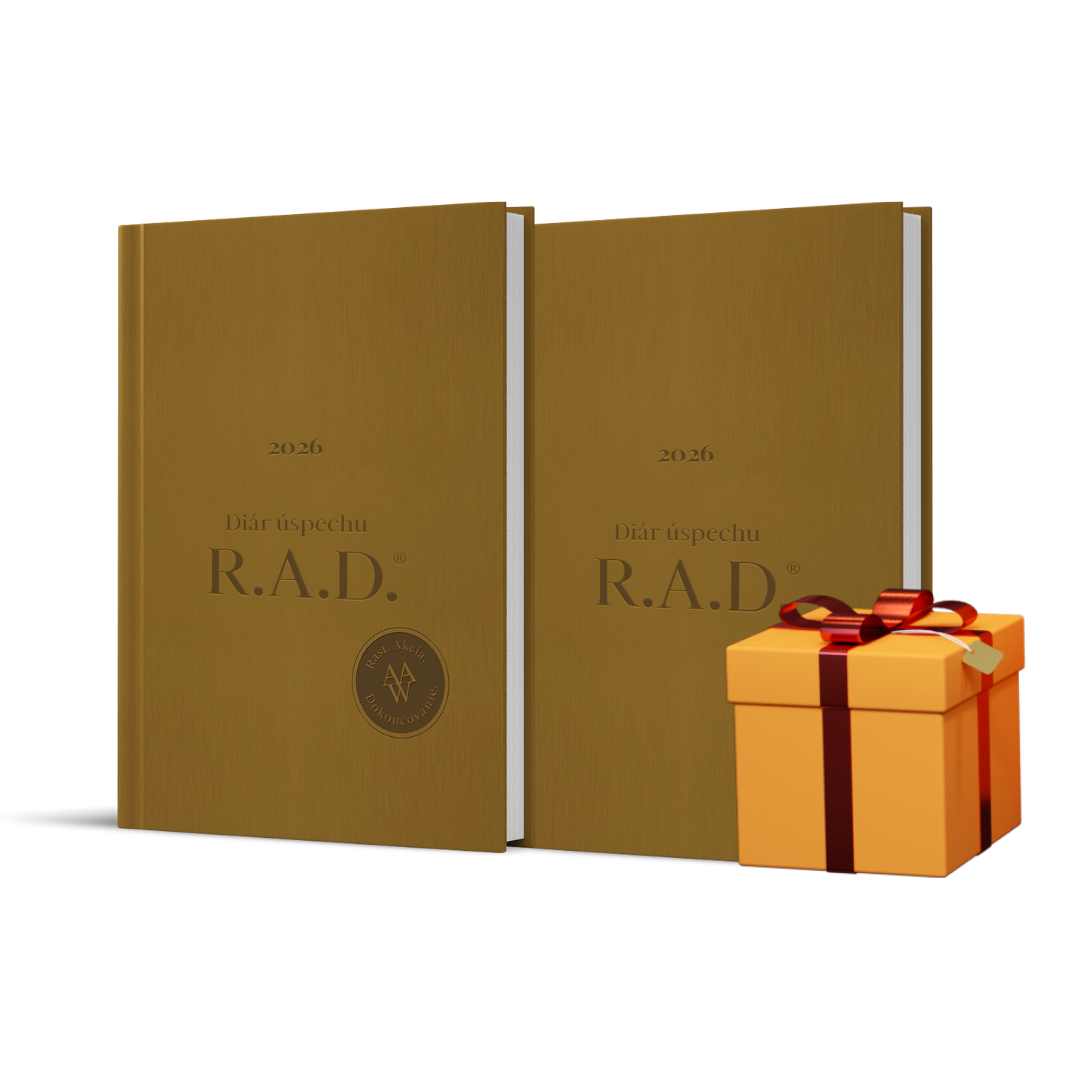 Diár Úspechu R.A.D. 2026 EXKLUSIVE 1 + 1 ZDARMA